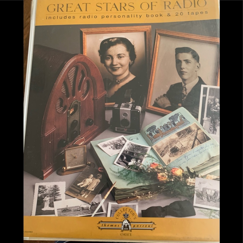 Great Stars  of Radio  personality book / tapes